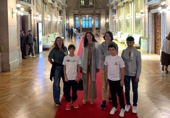 Visita à Assembleia da República