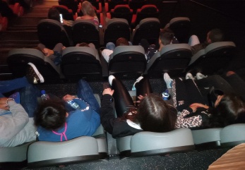 Fomos ao cinema!