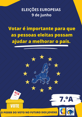 O poder do voto no futuro dos jovens - O Clube Europeu do AEMFP desafiou os alunos do agrupamento a refletirem sobre a importância cívica do voto e a reconhecerem o seu potencial, como cidadãos europeus e agentes de mudanças positivas na sociedade, contribuindo para uma comunidade educativa mais consciente e comprometida com os valores democráticos. O produto desta reflexão foi o mote para o Clube Europeu criar um conjunto de cartazes que aqui partilhamos.