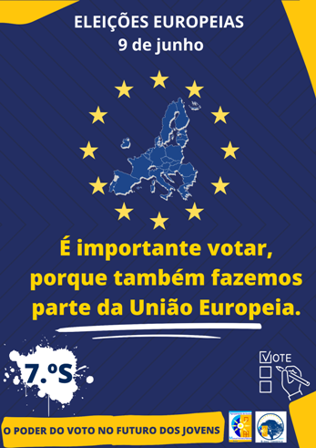O poder do voto no futuro dos jovens - O Clube Europeu do AEMFP desafiou os alunos do agrupamento a refletirem sobre a importância cívica do voto e a reconhecerem o seu potencial, como cidadãos europeus e agentes de mudanças positivas na sociedade, contribuindo para uma comunidade educativa mais consciente e comprometida com os valores democráticos. O produto desta reflexão foi o mote para o Clube Europeu criar um conjunto de cartazes que aqui partilhamos.