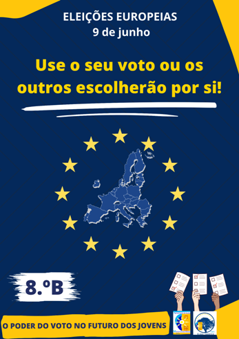 O poder do voto no futuro dos jovens - O Clube Europeu do AEMFP desafiou os alunos do agrupamento a refletirem sobre a importância cívica do voto e a reconhecerem o seu potencial, como cidadãos europeus e agentes de mudanças positivas na sociedade, contribuindo para uma comunidade educativa mais consciente e comprometida com os valores democráticos. O produto desta reflexão foi o mote para o Clube Europeu criar um conjunto de cartazes que aqui partilhamos.