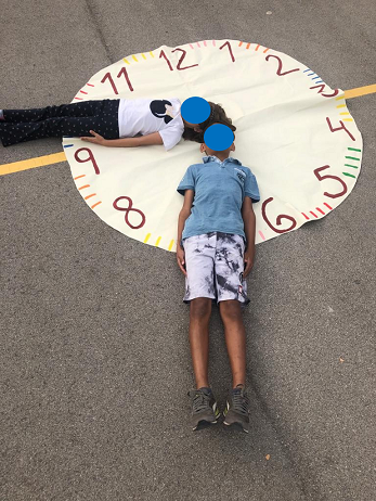 Aprender as horas cá fora