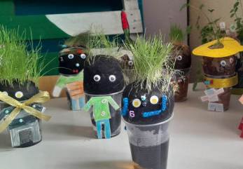 Os Relvinhas do 1.º ano da Escola da Vista Alegre